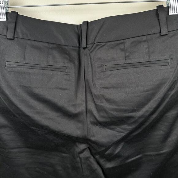 Ann Taylor Shorts Curvy Fit Bermuda Flat Front Stretch Black Sz 8 Classic Preppy - Picture 4 of 8